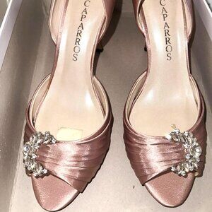 Caparros Silk Dyed Dress Shoes, Worn Once for Wedding. Size 7M SHIPS FREE